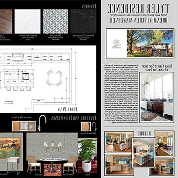 Dream kitchen makeover design board for Tyler residence