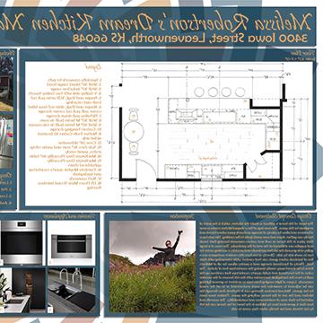 Dream kitchen makeover design board for Melissa Robertson